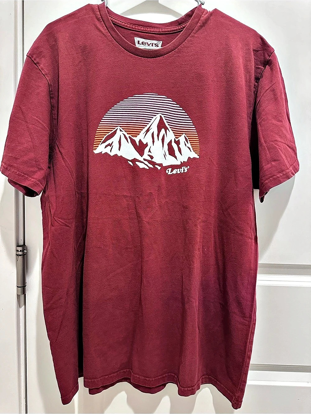 Levi's Mountain Graphic T-Shirt Red XL